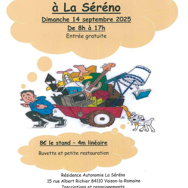 Vide grenier - Séréno_Vaison-la-Romaine