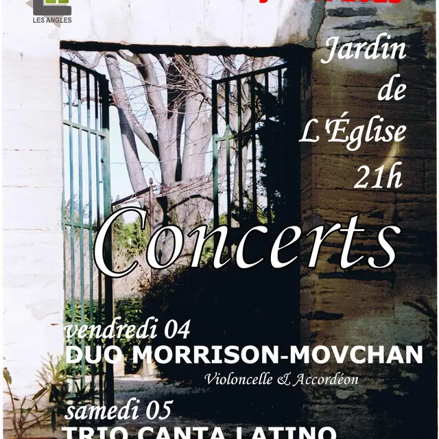 Concerts du jardin de l'église_Les Angles