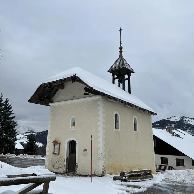 Le hameau du Cernix en hiver