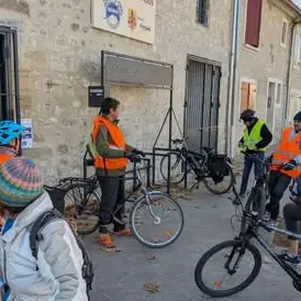 Balade à vélo avec galette des rois_Pertuis