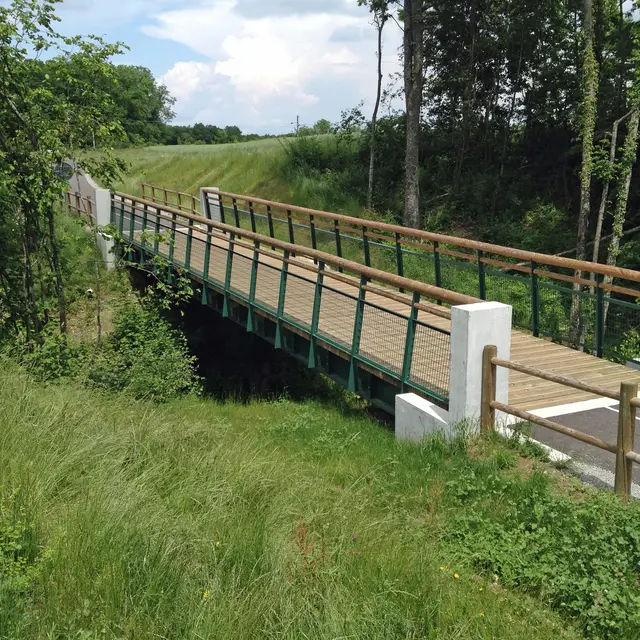 ViaRhôna passerelle Vulbens