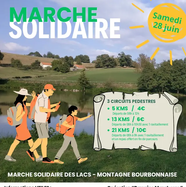 Marche solidaire des lacs_Le Mayet-de-Montagne