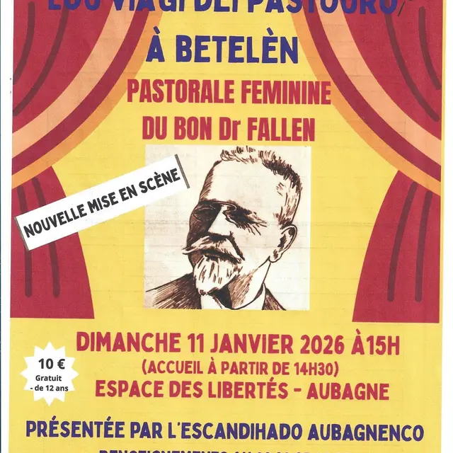 Pastorale de Joseph Fallen, Lou viàgi dei pastouro à Betelèn._Aubagne