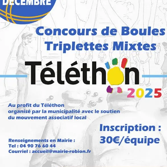Téléthon à Robion_Robion