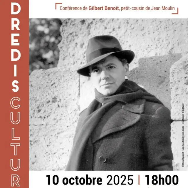 Conférence Vendredis culturels : Jean MOULIN, Le résistant, l'artiste et le préfet_Le Lavandou