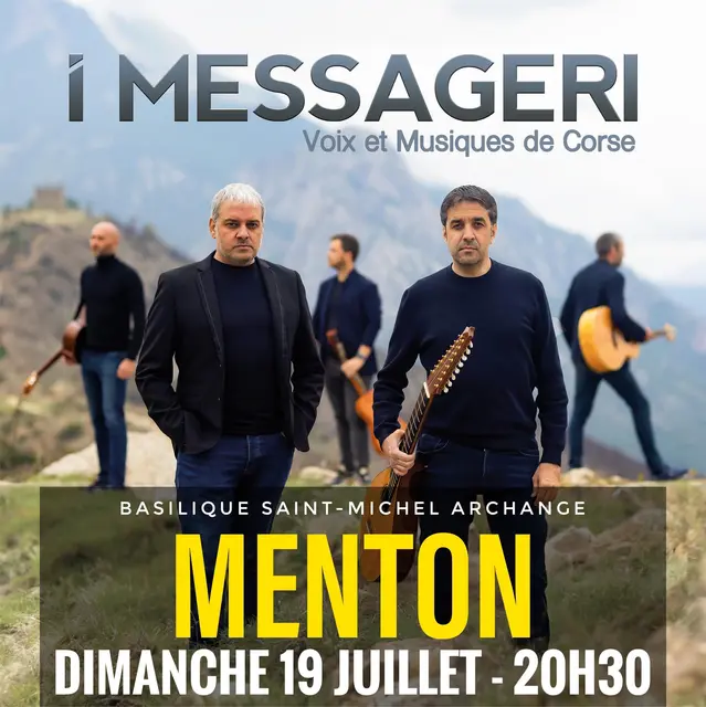 I Messageri : Voix & musique de Corse_Menton