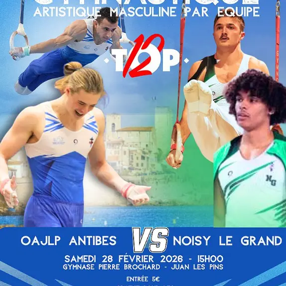Championnat de France de Gymnastique Artistique Masculine par équipe du TOP 12._Juan-les-Pins