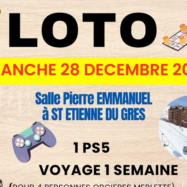 Loto à St. Etienne du Grès - Association Louis Lèbre_Saint-Étienne-du-Grès