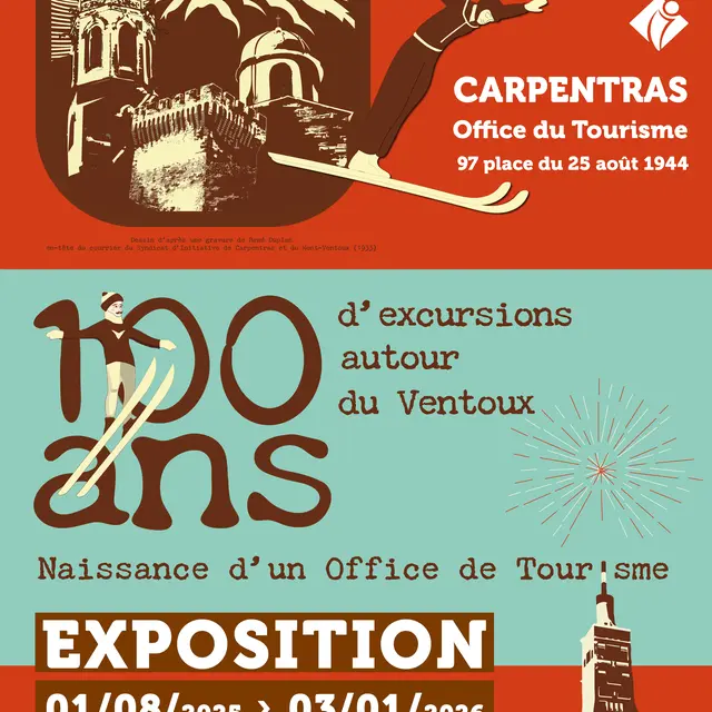 Exposition : 1925-2025, 100 ans d'excursions autour du Ventoux, la naissance d'un Office de Tourisme_Carpentras