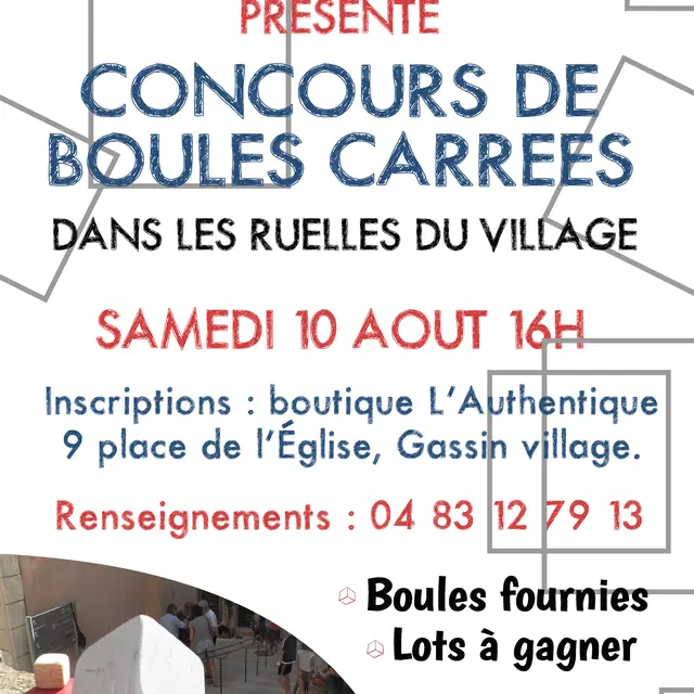 Concours de boules carées 2024