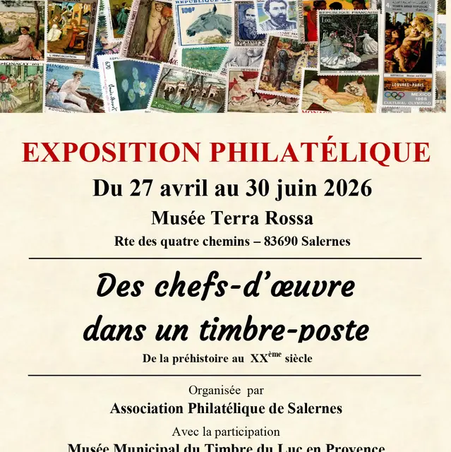 Des chefs-d'œuvre dans un timbre-poste_Salernes