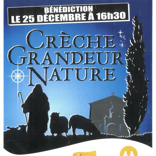 Crèche grandeur nature
