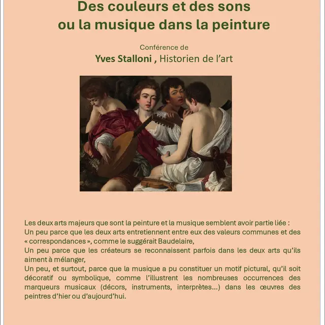 Conférence - Des couleurs et des sons ou la musique dans la peinture_Toulon