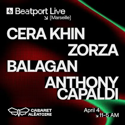 Beatport live Marseille W/ Cera Khin, Zora and more_Marseille