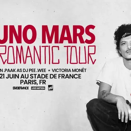 Concert de Bruno Mars au Stade de France