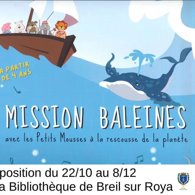 Exposition  à la découverte des baleines_Breil-sur-Roya