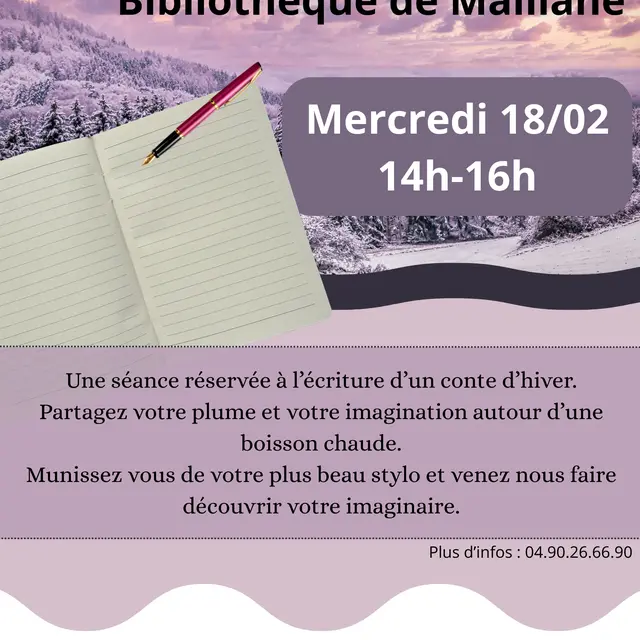 Atelier d'écriture février 2026_Maillane