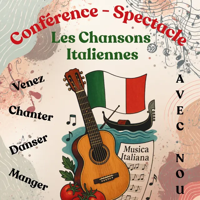 Conférence Spectacle Les Chansons italiennes_Fayence
