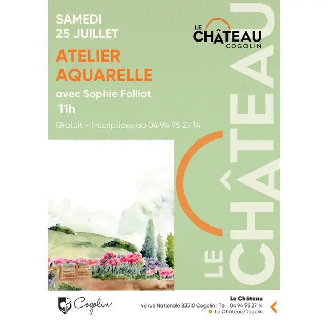 Atelier aquarelle_Cogolin