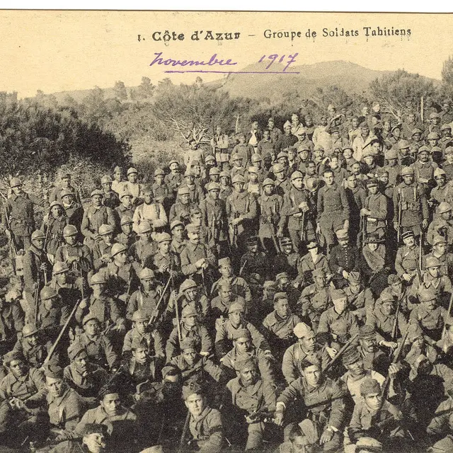 Hommage aux Poilus Tahitiens dans le Var_Saint-Raphaël