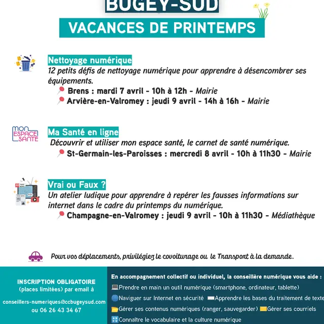 Atelier numérique : Ma santé en ligne_Saint-Germain-les-Paroisses