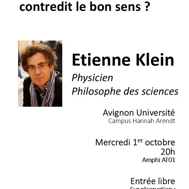 D’où vient que la physique contredit le bon sens ?_Avignon