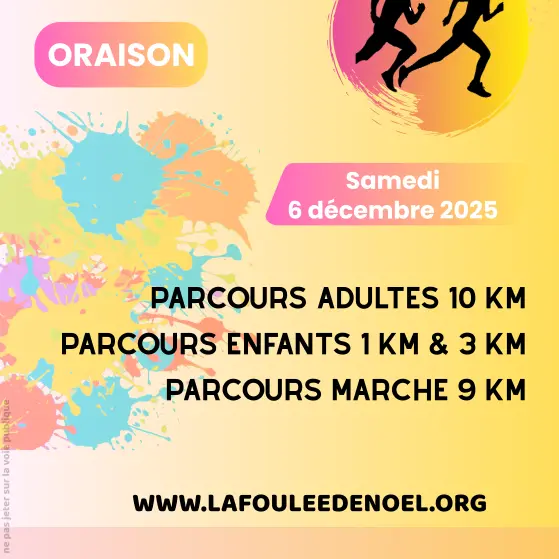La Foulée de Noel 2025_Oraison