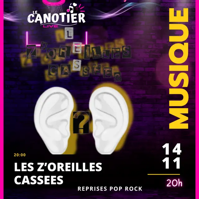 Live Musique : Les Z'oreilles cassées_Aurillac