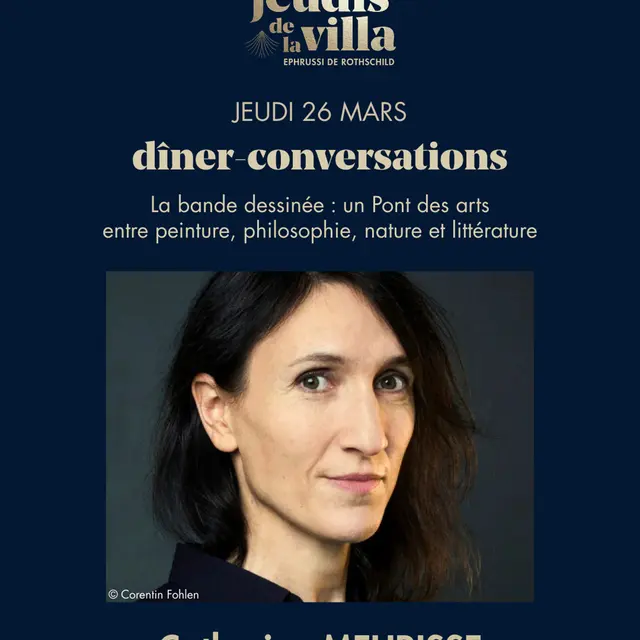 Les Jeudis de la Villa - Catherine Meurisse : La bande dessinée : un Pont des arts entre peinture, philosophie, nature et littérature_Saint-Jean-Cap-Ferrat