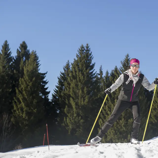 Ski de fond à Apremont