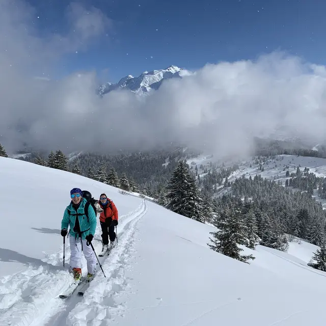 initiation ski de randonnée
