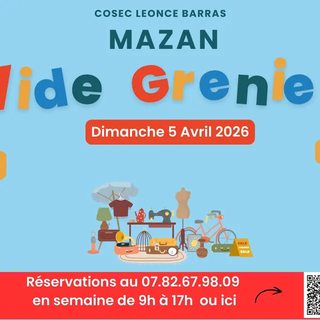 Vide Grenier du Handball Club Mazanais_Mazan
