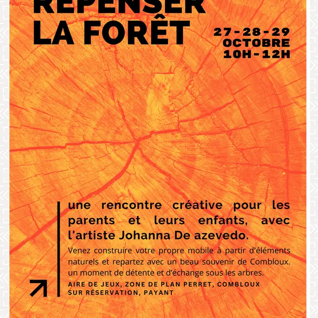 Repenser la forêt - atelier artistique de Johanna de Azevedo_Combloux