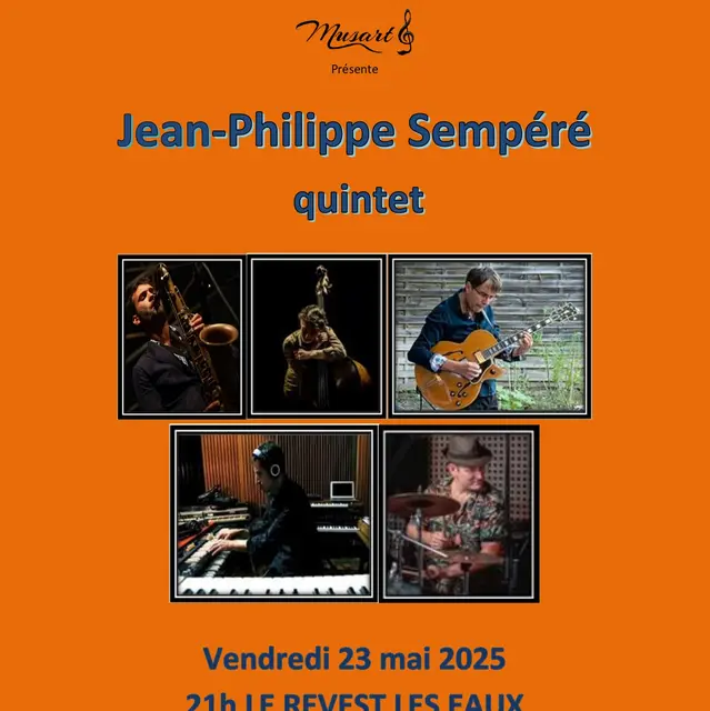 Concert - Jean-Philippe Sempéré Quintet_Le Revest-les-Eaux