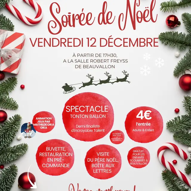Soirée de Noël_Beauvallon