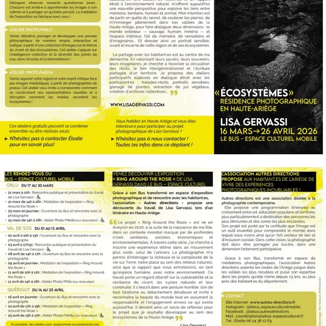Le Bus-espace-culturel et la photographe Lisa Gervassi_Quérigut