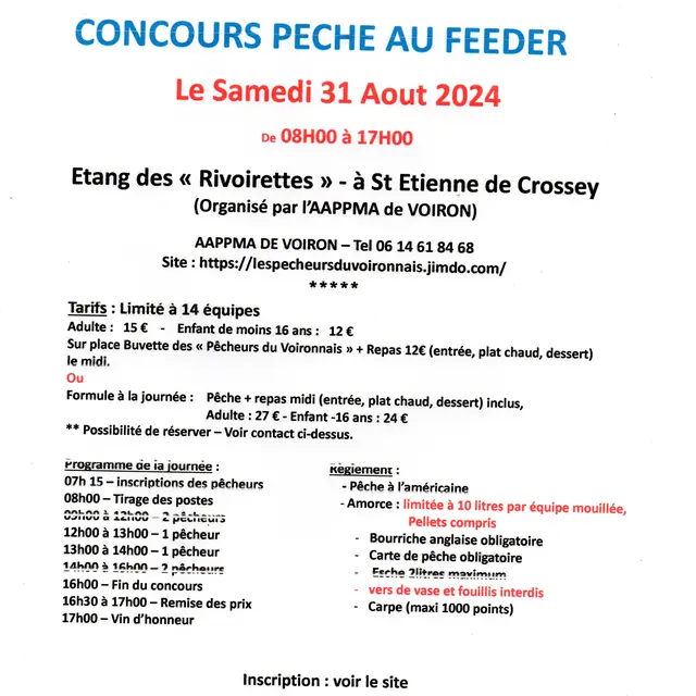 Affiche du concours