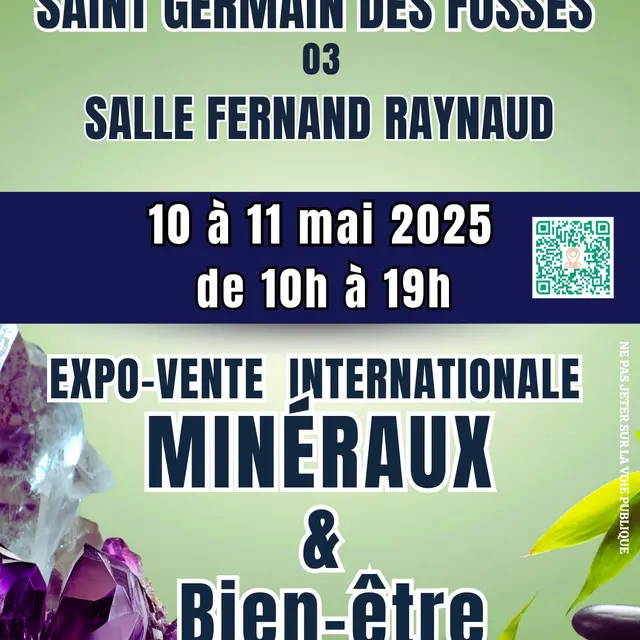 Affiche Salon Minéraux