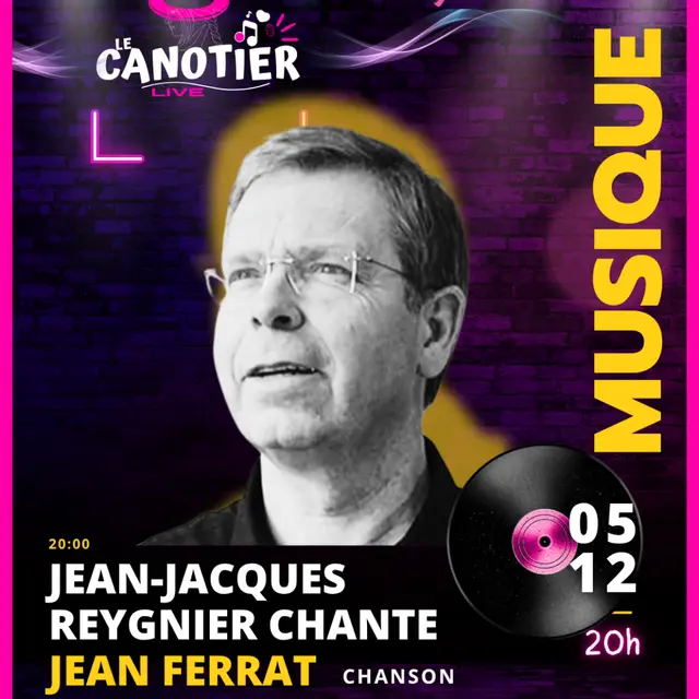 Live musique : Jean-Jacques Reygnier chante Jean Ferrat_Aurillac