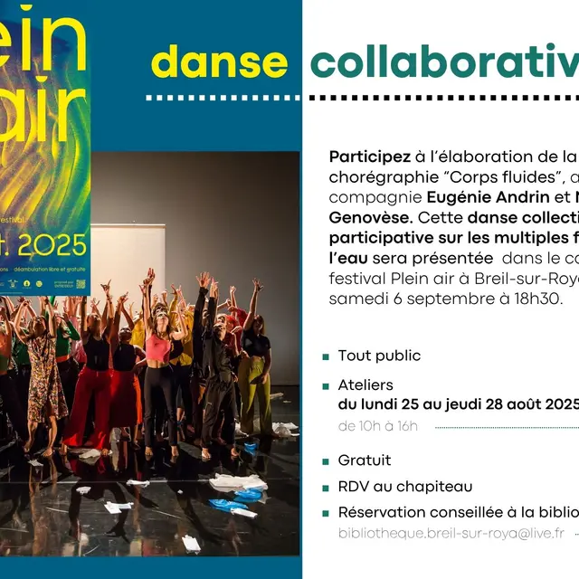 Atelier danse collaborative - festival Plein air