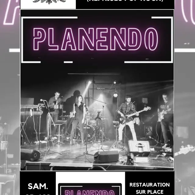 Concert Planendo (pop rock) à la Gevrinoise_Andert-et-Condon