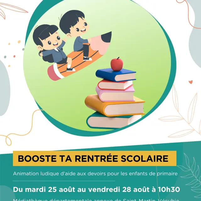 Booste ta rentrée scolaire !_Saint-Martin-Vésubie