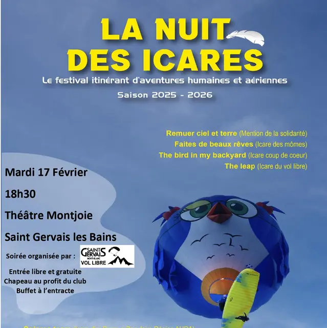 La Nuit des Icares - Festival itinérant d'aventures humaines et aériennes_Saint-Gervais-les-Bains
