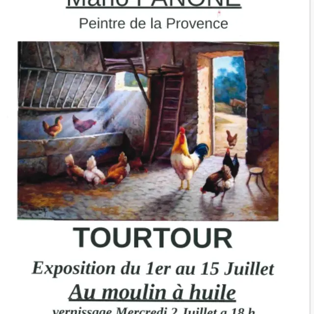 Exposition au Moulin à Huile_Tourtour