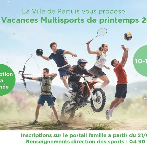 Les vacances multisports du printemps_Pertuis
