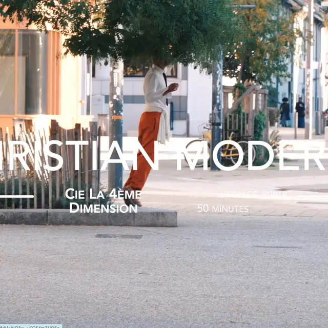 Spectacle de rue Christian Moderne