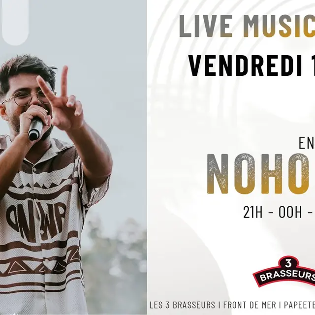 Nohorai en concert au 3 Brasseurs Tahiti_Papeete