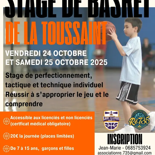 Stage de basket de la Toussaint_Ars-en-Ré
