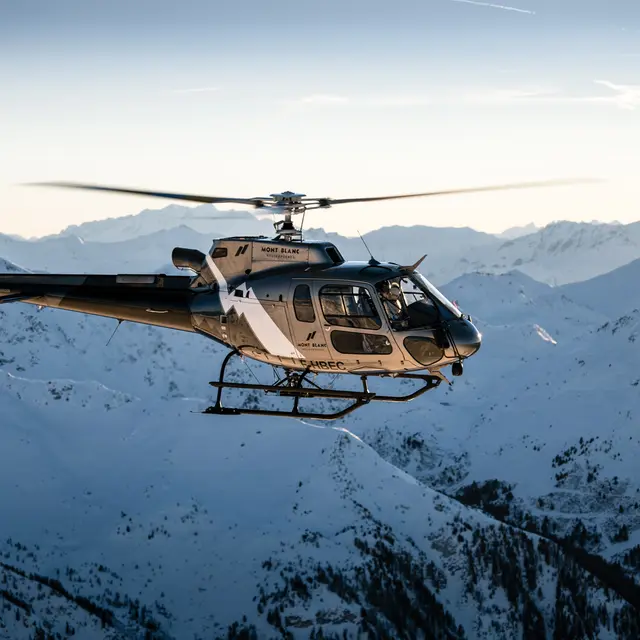 Mont Blanc Hélicoptère