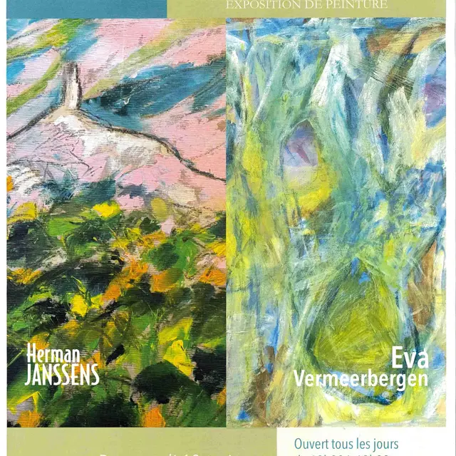 Exposition de peinture - Herman Janssens et Eva Vermeerbergen_Séguret